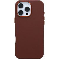 OtterBox Symmetry Apple iPhone 16 Pro Max Back Cover met MagSafe Magneet Leer Bruin