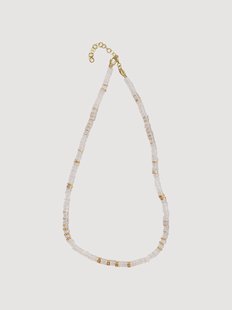 Goudkleurige ketting Neo met maansteen