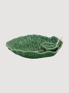 Handbeschilderde serveerschaal Cabbage