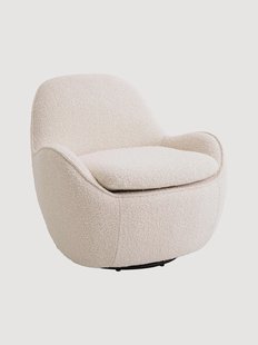 Boucl&eacute; draaistoel Cupido
