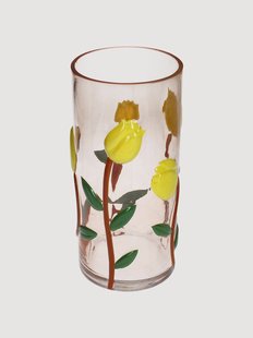 Glazen vaas Tulip, H 25 cm