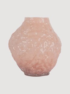 Mondgeblazen glazen vaas Corallo, H 27 cm