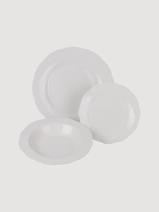 Porseleinen servies Orleans, 6 personen, 18-delig
