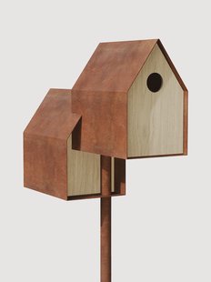 Vogelhuisje Noaste Noaber van eucalyptushout
