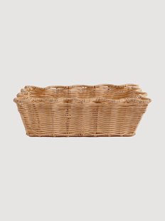 Handgemaakte rotan mand Scallop