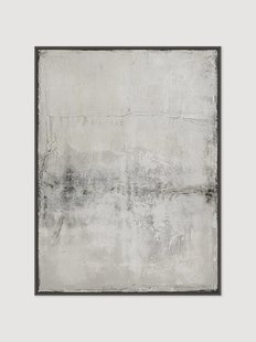 Handbeschilderde ingelijste canvasdoek Simple Living