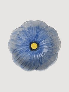 Handbeschilderde serveerschaal Poppy