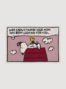 Wollen vloerkleed Peanuts - Comic Internest