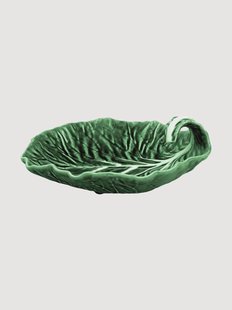 Handbeschilderde serveerschaal Cabbage met handvat