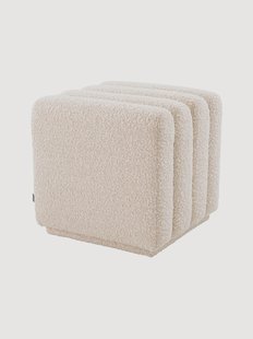Boucl&eacute; poef Bente