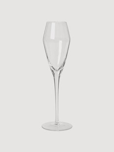 Set van 2 mondgeblazen champagneglazen Sandvig