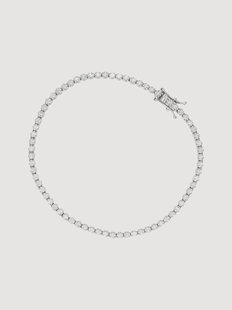 Witgouden armband Rivi&egrave;re, met diamanten