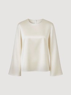 Zijden longsleeve Simple