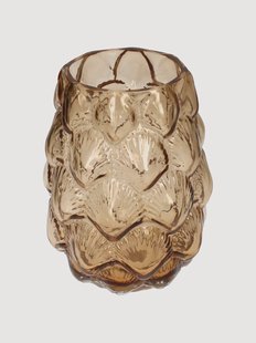Glazen vaas Shell, H 20 cm