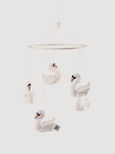 Handgemaakte mobiel Swans