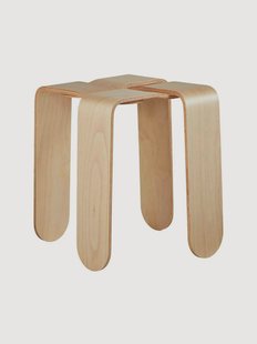Houten kruk Criss Cross