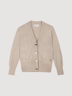 Dames zijden cardigan Capri met kasjmierblend