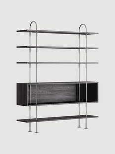 Grote houten wandkast Keen