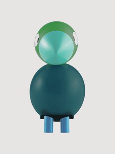 Handbeschilderd decoratief object Birds