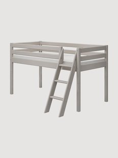 Houten kinderhoogslaper Classic met schuine ladder