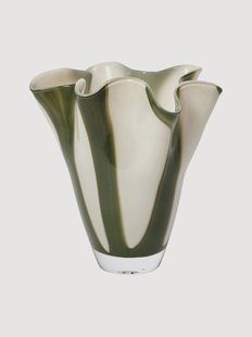 Mondgeblazen glazen vaas Liva, H 32 cm