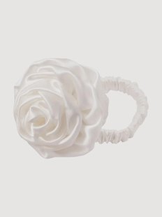 Handgemaakte zijden haarband Rose
