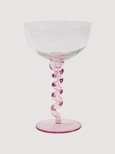 Handgemaakte dessertcoupe Spiral, 2-delig