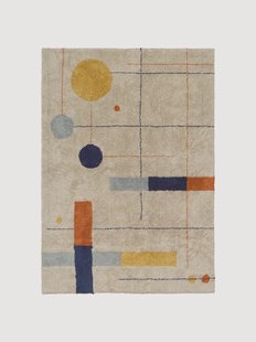 Kindervloerkleed Geometrical Shapes, handgetuft, wasbaar
