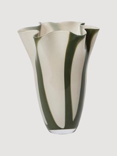 Mondgeblazen glazen vaas Liva, H 32 cm