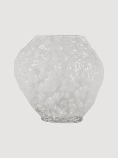 Mondgeblazen glazen vaas Corallo, H 18 cm