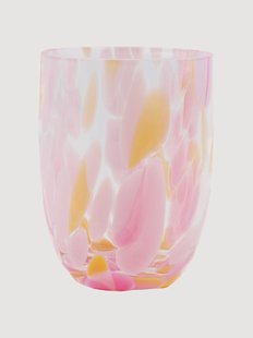 Mondgeblazen tumblers Big Confetti, 6-delig