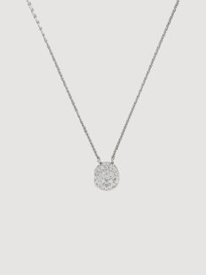 Witgouden hanger Mon Brillant met diamanten, 0.12 karaat