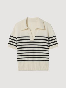 Dames kasjmieren poloknitted Yvaine