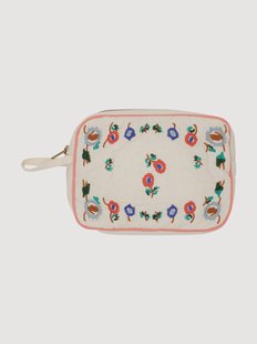 Katoenen clutch Flora