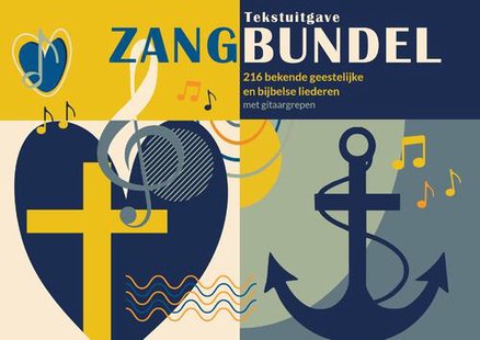 Zangbundel tekstuitgave met gitaarakkoorden