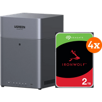 UGREEN NASync DH4300 + Seagate Ironwolf 2TB 4-Pack