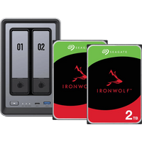 UGREEN NASync DXP2800 + Seagate Ironwolf 2TB Duo Pack