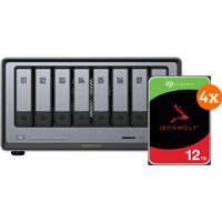 UGREEN NASync DXP8800 Plus + Seagate Ironwolf 12TB 4-Pack