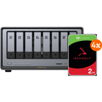 UGREEN NASync DXP8800 Plus + Seagate Ironwolf 2TB 4-Pack