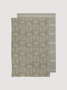 Theedoeken Splice Moss, 2-delig