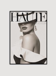 Ingelijste poster Couture 7