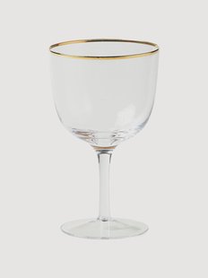 Mondgeblazen wijnglazen Deco, 6-delig