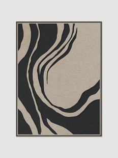 Akoestische wanddecoratie Sacred Silence met houten frame