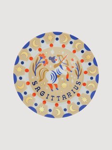 Porseleinen dessertbord Sagitarius