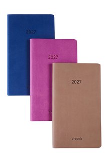 Agenda 2025 Brepols Interplan Colora 7Dagen/2Pagina's Groen, Lichtblauw, Donkerblauw