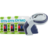 DYMO Omega Lettertang + 3 extra labels