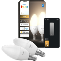 Philips Hue Kaarslamp White E14 Duo Pack