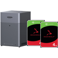 UGREEN NASync DH4300 Plus + Seagate Ironwolf 4TB Duo Pack