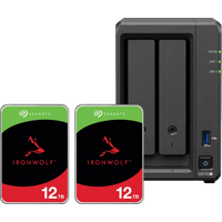 Synology DS725+ + Seagate Ironwolf 12TB Duo Pack