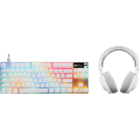 SteelSeries Arctis Nova Pro Omni Wit + Apex Pro TKL Gen 3 Qwerty Wit